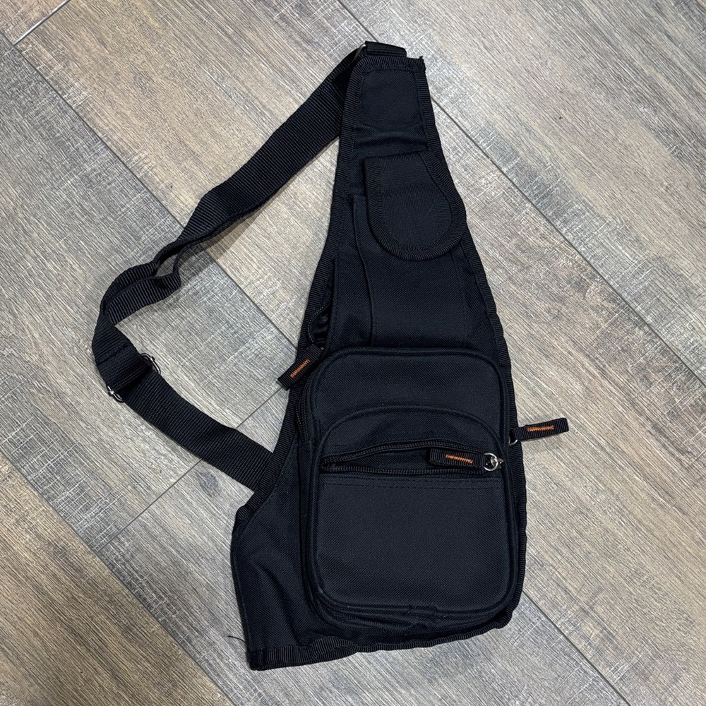 Black Men's Sling Bag